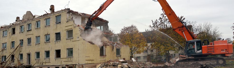Der Abbruch hat begonnen